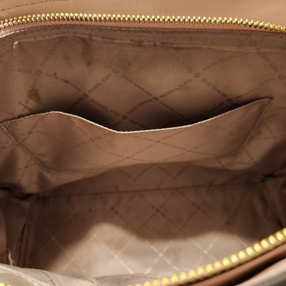 💕Michael Kors Hope Powder Blush Satchel w Adjustable Strap and Matching Wallet - Picture 14 of 16